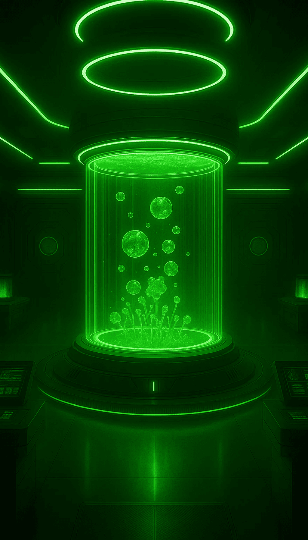 The Genesis Chamber where players shape their next egg