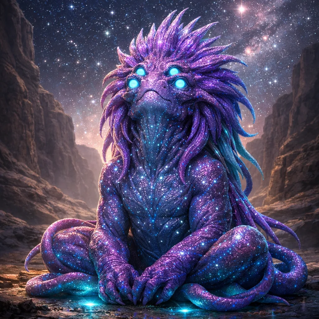 A unique creature hatched in Creature