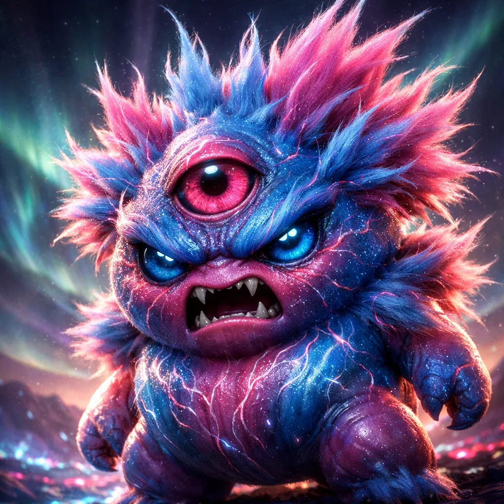 A fully revealed Creature ready to grow stronger