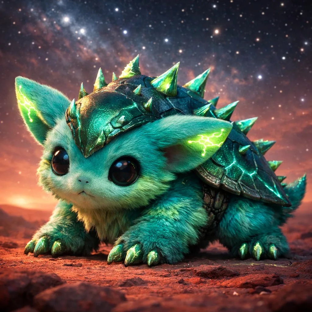 A collectible creature from the Android game Creature