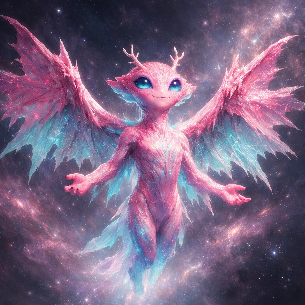 A unique AI-generated alien creature